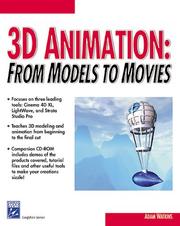 Cover of: 3D Animation: From Models to Movies (With CD-ROM)