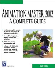 Cover of: Animation:Master 2002: A Complete Guide (Graphics Series) (Graphics Series)