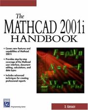 Cover of: The Mathcad 2001i handbook by D. Kiryanov, D. Kiryanov