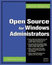 Cover of: Open source for Windows administrators by Gross, Christian.