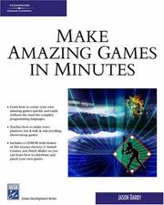 Cover of: Make amazing games in minutes