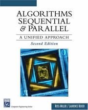 Cover of: Algorithms sequential and parallel | Russ Miller