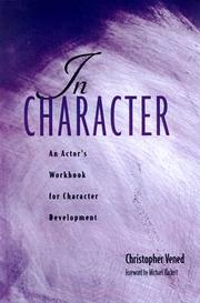 Cover of: In character: an actor's workbook for character development