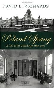 Cover of: Poland Spring: A Tale of the Gilded Age, 1860-1900 (Revisiting New England)