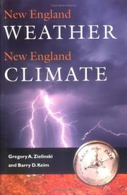 Cover of: New England Weather, New England Climate | Gregory A. Zielinski