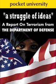 Cover of: A Struggle of Ideas: A Report on Terrorism from the Department of Defense Trade Edition