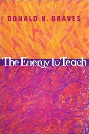 Cover of: The Energy to Teach