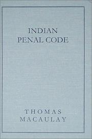 Cover of: A Penal Code