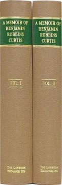 Cover of: A Memoir of Benjamin Robbins Curtis: With Some of His Professional and Miscellaneous Writings