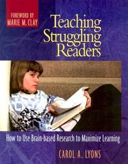 Teaching Struggling Readers by Carol A. Lyons