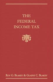 Cover of: The Federal Income Tax