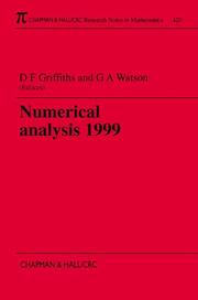 Cover of: Numerical Analysis 1999 (Research Notes in Mathematics Series)