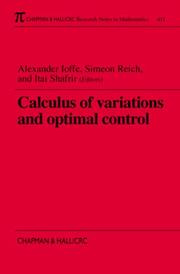 Cover of: Calculus of variations and optimal control: Technion 1998