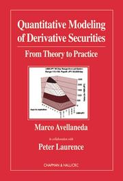 Cover of: Quantitative Modeling of Derivative Securities by Marco Avellaneda, Peter Laurence