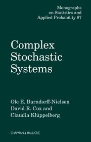 Cover of: Complex Stochastic Systems (Monographs on Statistics and Applied Probability)