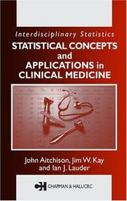 Statistical concepts and applications in clinical medicine