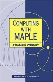 Cover of Computing with Maple (Chapman Hall/Crc  Mathematics Series)