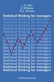 Cover of: Statistical Thinking for Managers
