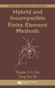 Cover of: Hybrid and incompatible finite element methods