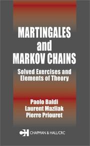 Cover of: Martingales and Markov Chains: Solved Exercises and Elements of Theory