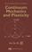 Cover of: Continuum Mechanics and Plasticity (Crc Series--Modern Mechanics and Mathematics)