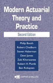 Cover of: Modern Actuarial Theory and Practice, Second Edition