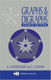 Cover of: Graphs & Digraphs, Fourth Edition by Gary Chartrand, L. Lesniak
