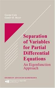 Separation of variables for partial differential equations by George L. Cain