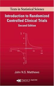 Cover of: Introduction to Randomized Controlled Clinical Trials by John N.S. Matthews