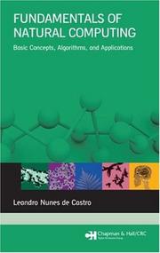 Cover of: Fundamentals of Natural Computing