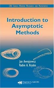 Cover of: Introduction to Asymptotic Methods (Modern Mechanics and Mathematics) | Jan Awrejcewicz