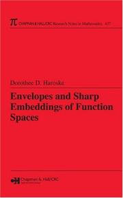 Cover of: Envelopes and Sharp Embeddings of Function Spaces (Research Notes in Mathematics Series)