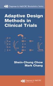 Cover of: Adaptive Design Methods in Clinical Trials (Biostatistics)