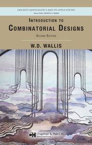 Cover of: Introduction to Combinatorial Designs, Second Edition (Discrete Mathematics and Applications)