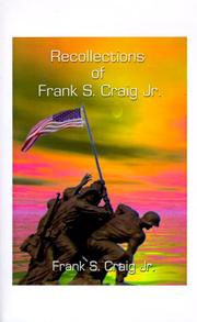 Cover of: Recollections of Frank S. Craig, Jr | Frank S., Jr. Craig