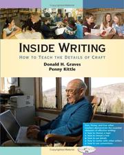 Cover of: Inside Writing: How to Teach the Details of Craft