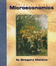 Cover of: Principles of Microeconomics by N. Gregory Mankiw