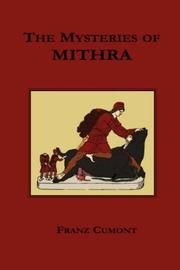 Cover of: The Mysteries of Mithra by Franz Cumont