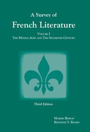 Cover of: A survey of French literature by Morris Bishop, Kenneth T. Rivers.