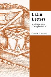 Cover of: Latin Letters by C. A. E. Luschnig