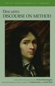 Cover of: Descartes by René Descartes