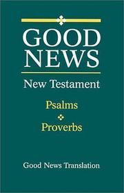 Cover of: New Testament Psalms Proverbs-GNV