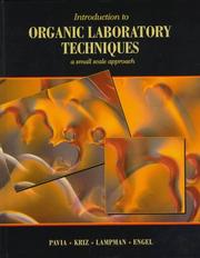 Cover of: Introduction to Organic Laboratory Techniques by Donald L. Pavia