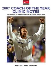 Cover of: 2007 Clinic Notes by Earl Browning