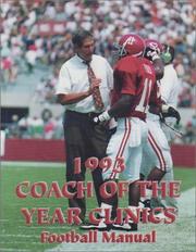 Cover of: Football Manual 1993 Coach of the Year Clinics