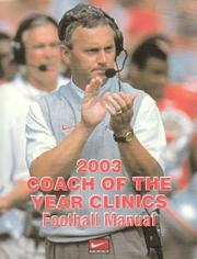 Cover of: 2003 Coach of the Year Clinics Football Manual (Coach of the Year Clinics Football Manual, 20)