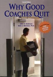 Cover of: Why Good Coaches Quit: How to Deal With the Other Stuff