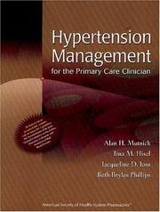 Cover of: Hypertension Management for the Primary Care Clinician