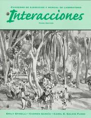 Cover of: Cuaderno De Ejercicios/Manual De Laboratorio to Accompany Interacciones