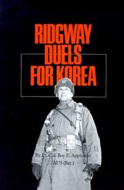 Cover of: Ridgeway Duels for Korea
